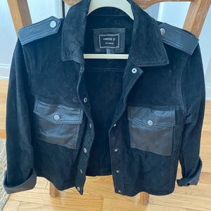 Forever 21 suade and leather jacket